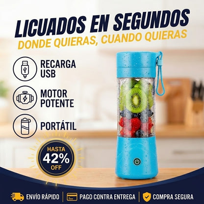 Licuadora portátil recargable por USB